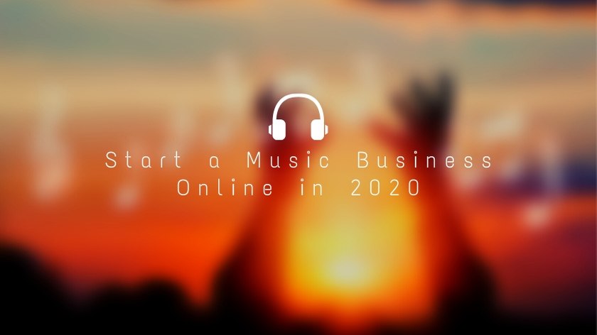 start a music business online